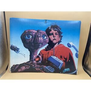 Vintage 1982 ATARI E.T. Video Game Promotional Store Display Used.